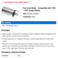 thumbnail image 2 of Fuel Level Relay - Compatible with 1994 - 1997 Dodge Dakota 1995 1996, 2 of 2