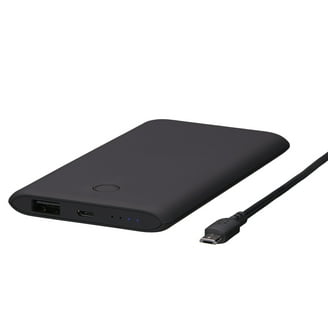 onn. Dual-Port Portable Battery For Smartphones, Tablets and Other  USB-Charged Devices, 20000 mAh capacity, Black - Walmart.com