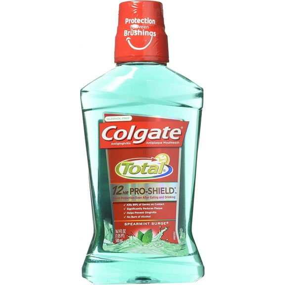 Colgate Total Advanced Pro-Shield Spearmint Surge, 16.9Oz (Pack Of 3)