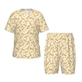 thumbnail image 1 of Fotbe Peanuts3 Pijama Estampada de 2 Piezas para Niños – Ropa de Dormir de Manga Corta Cómoda para Niños y Niñas, Camiseta y Shorts de Algodón-3X-Large, 1 of 6