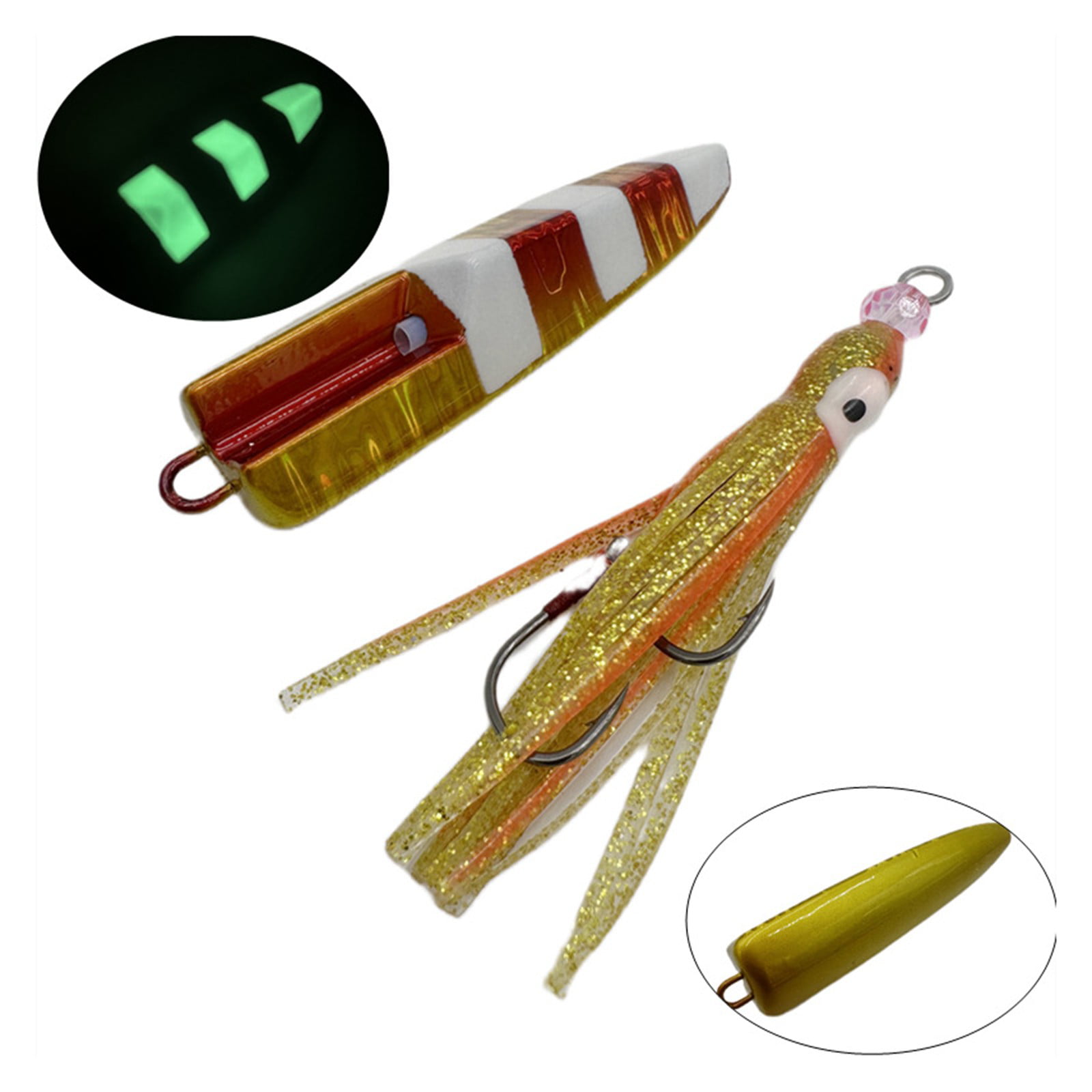 30Pcs Supple Plastic Fishing Lures Vivid Lures for Pike Perch