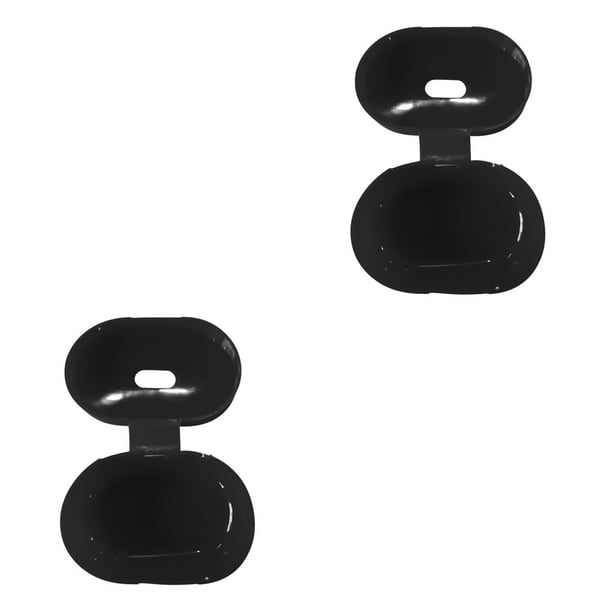 Methold Mini funda de silicona para 1/2, funda a prueba de golpes para forAirPods 2/1, fundas para auriculares para Air , funda protectora negro 2Conjunto