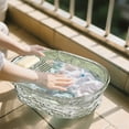thumbnail image 4 of Basin Integrated With Pad Heavy Duty PET Wash Board For Hand Washing Clothes Transparent Blue Wash Board, 4 of 4