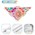 thumbnail image 6 of Dog Bandana 1 Pack,Colorful Tie Dye Pattern Bandanas for Dogs,Cat Bandana,Small/ Large Dog Bandana 2 Size,Dog Bandanas, 6 of 6