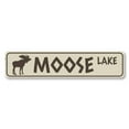 thumbnail image 2 of Moose Lake Novelty Decor, Metal Wall Sign - 4x18 Inches, 2 of 4