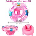 thumbnail image 2 of Anillo de natación para niños, Anillo de natación inflable para niños, Anillo de natación para bebés, Anillo de natación para bebés, Anillo de natación para bebés, Anillo de natación inflable, Anillo de natación para bebés (Rosa) brillar Rojo Verde, 2 of 5