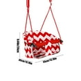 thumbnail image 3 of ZZkhGO Children's Indoor Outdoor Swing, Canvas Hanging Seat with Adjustable Rope, Baby Swing for Garden Playground, 3 of 6