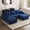 Blue, variant on Wiilayok 108" Oversized Modular Sectional Sofa with 2 Movable Ottomans, U-Shaped Deep Seat Boneless Corduroy Cloud Couch for Living Room, No Assembly, Light Brown