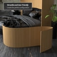 thumbnail image 4 of 2 ft. Bamboo Wave Screen Honey Room Divider - Tabletop/Desktop, 4 of 7
