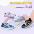 thumbnail image 4 of EUXTERPA Toddler Sneakers for Girls Casual Fashion Shoes Kids School Walking Shoes Butterfly Toddler Size 7, 4 of 8