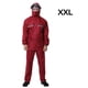 thumbnail image 4 of Billuyoard Ropa de lluvia de cuerpo completo gruesa de doble capa para hombres de lluvia impermeable para motocicleta Paraguas de lluvia rojo XXL Billuyoard HA6115-10B, 4 of 6