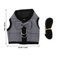 thumbnail image 2 of Miangastore 1 Set Bunny Vest Harness and Leash Creative Rabbit Suit Useful Pet Supplies, 2 of 8