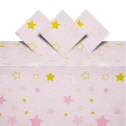 3x Disposable Tablecloth Twinkle Twinkle Little Star Baby Shower Decor 54x108"
