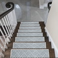 thumbnail image 2 of SussexHome Sisal Design 9" X 28" Stair Treads - 70 % Cotton Anti-Slip Carpet Strips for Indoor Stairs-Easy to Install Stair Treads with Double Adhesive Tape-Safe, Extra-Grip, 4-Pack-Gray, 2 of 9