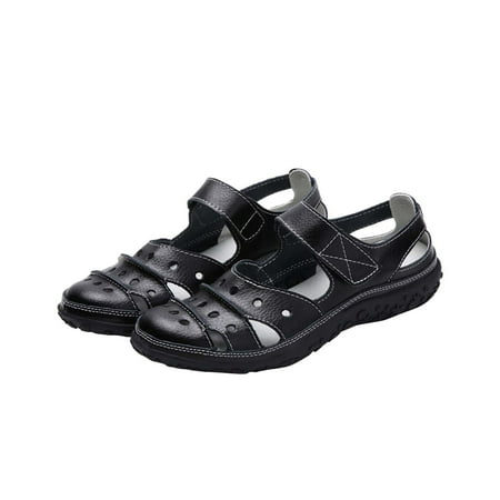 

Tagold Summer Women s Sandals Savings Clearance 2022! Summer Ladies Sandals Hollow Hole Women s Breathable Nurse Casual Shoes Black 5.5