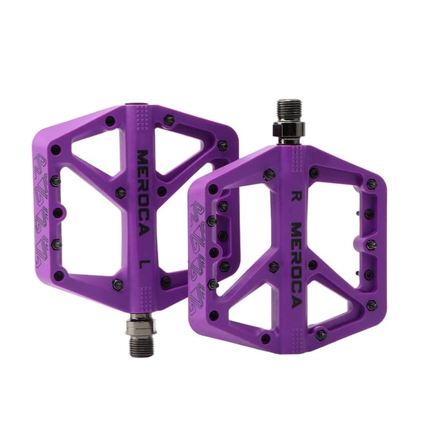 Naiovety Modificación de pedales de bicicleta Accesorios de ciclismo al aire libre Repuestos Parte de estribo Pedal de bicicleta antideslizante Accesorio Ciclismo Violeta Naiovety OD024554-05