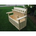 thumbnail image 2 of Country Comfort Chairs Cape Cod Garden / Storage Bench - GSB, 2 of 3