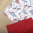 thumbnail image 5 of Baby Boy Clothing Set Summer Dinosaur Short Sleeve Button down Shirt Tops + Pants Gentleman 2Pcs Outfit Set Red,18M, 5 of 5