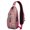 Paisley Floral, variant on Galaxy Space Rocket Moon Stars Sling Backpack for Women, Cartoon Character Crossbody Daypack, Colorful Fun Travel Bag