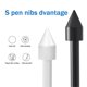 thumbnail image 2 of 15Pcs Replacement Pen Nibs for Samsung Note 20 S23Ultra S7/S8/S9 Touch Screen Tablet Pen Tips with N, 2 of 5
