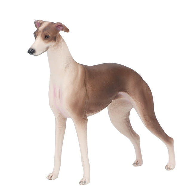 EOTVIA Plastic Greyhound Dog Model,Greyhound Toy Model, Greyhound Figure Pet Science Education Cognition Puppy Dog Model For 3 Above Years Old
