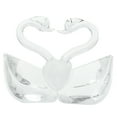 thumbnail image 3 of COOPHYA 1Set Transparent Crystal Swan Figure For Home And Kids present, 3 of 8