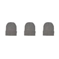 thumbnail image 2 of Minnieouse Beanie Caps Sombreros de punto Protección más cálida Elástico Hip Hop Headwear Bonnet Otoño Invierno Correr cáñamo gris claro Type1 NO1 Minnieouse CBP300199, 2 of 6