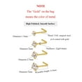 thumbnail image 2 of 4pcs 22g Nose Rings Studs 1.5mm 2mm 2.5mm 3mm Clear Round CZ Diamond Nose Studs Cubic Zirconia Nose Stud L Shaped Nose Studs for Women Nostril Piercing Jewelry 22 Gauge Nose Studs L Bend, 2 of 4