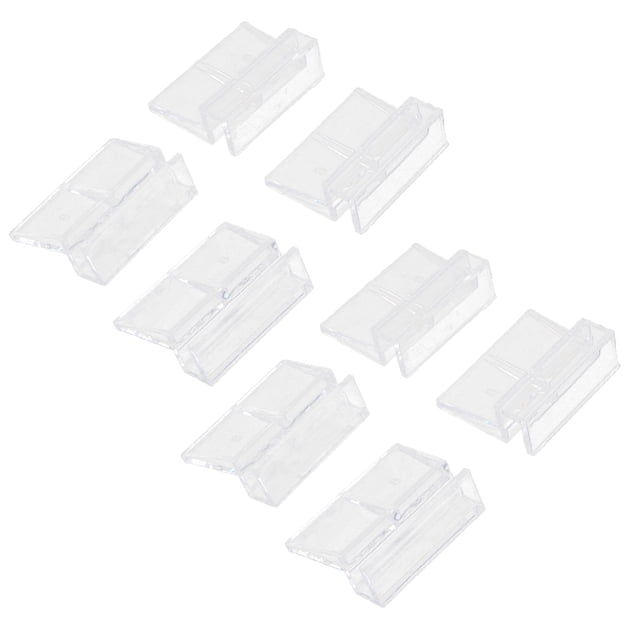 Clips de Plástico para pecera Sunnimix Soportes de cubierta de Vidrio 6mm de espesor 8 Uds