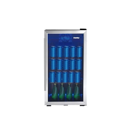 Danby DBC117A2BSSDD-6 3.1 cu. ft. Free-Standing Beverage Center in Stainless Steel