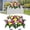 A/1Pc, variant on Aoyunhp 1Pc Cemetery Flower Saddle,Artificial Cemetery Saddle,Grave Flowers for Cemetery,Outdoor Tombstone Memorial Decorations,Memorial Arrangement Decor for Cemetery Top Ornament