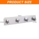 thumbnail image 2 of Gancho adhesivo para toallas de baño Gancho resistente para colgar en la pared sin taladro para ducha Toallero autoadhesivo Gancho para revestimiento de paredes Cepillo de cocina Gancho adhesivo de níquel, puerta, llave MFZFUKR BST3025580-1, 2 of 6