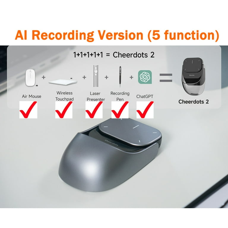 CheerTok Cheerdots 2 Wireless Touchpad All-in-one Pocket AirMouse