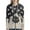 Black and White-Cat Daisy, variant on DISNIMO Dolphin Printed Women's Zip Up Hoodies Long Sleeve Hooded Jackets Trendy Lightweight Ladies Hooded Tops with Pockets, 4XL