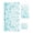 Aqua, variant on Turquoise Polka Dot Towel Set of 3, Soft Microfiber Bath Towels, Hand Towel, Washcloths, Modern Art Abstract Watercolor Dot Quick-Dry Absorbent Towels for Bathroom Kitchen Hotel Beach Gym Spa