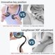 thumbnail image 2 of Hand Free Neck Fan, Rechargeable Mini USB Personal Fan, Headphone Design Wearable Neckband Fan with 360 Rotation, 3 Adjustable Speeds (Black), 2 of 4