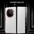 thumbnail image 2 of Mate X6 Foldable Screen Smart Flip Leather Suitable for X6 Business Litchi Grain Drop Phone Cover, 2 of 4
