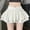 c01White, variant on Arnsht Women's Girls Mini Skirt Flowy High Waisted Ruffle Hem Short Skirts Cute Boho A-Line Layered Cake Skirt White S