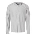 thumbnail image 4 of HUK H1200668 Men's Atoll Half-Zip Hooded Pullover-HARBOR MIST-M, 4 of 6