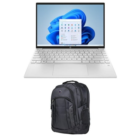 HP Pavilion Aero Home/Business Laptop (AMD Ryzen 5 7535U 6-Core, 13.3in 60 Hz Wide UXGA (1920x1200), AMD Radeon, 16GB LPDDR5 6400MHz RAM, 2TB PCIe SSD, Win 11 Home) with 1680D Backpack