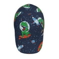 thumbnail image 4 of Haiem Dinosaur Astronaut Space Surfing Baseball Cap Dad Hat Cotton Soft Adjustable Fashion Hats for Men Women Unisex Style Headwear, 4 of 9