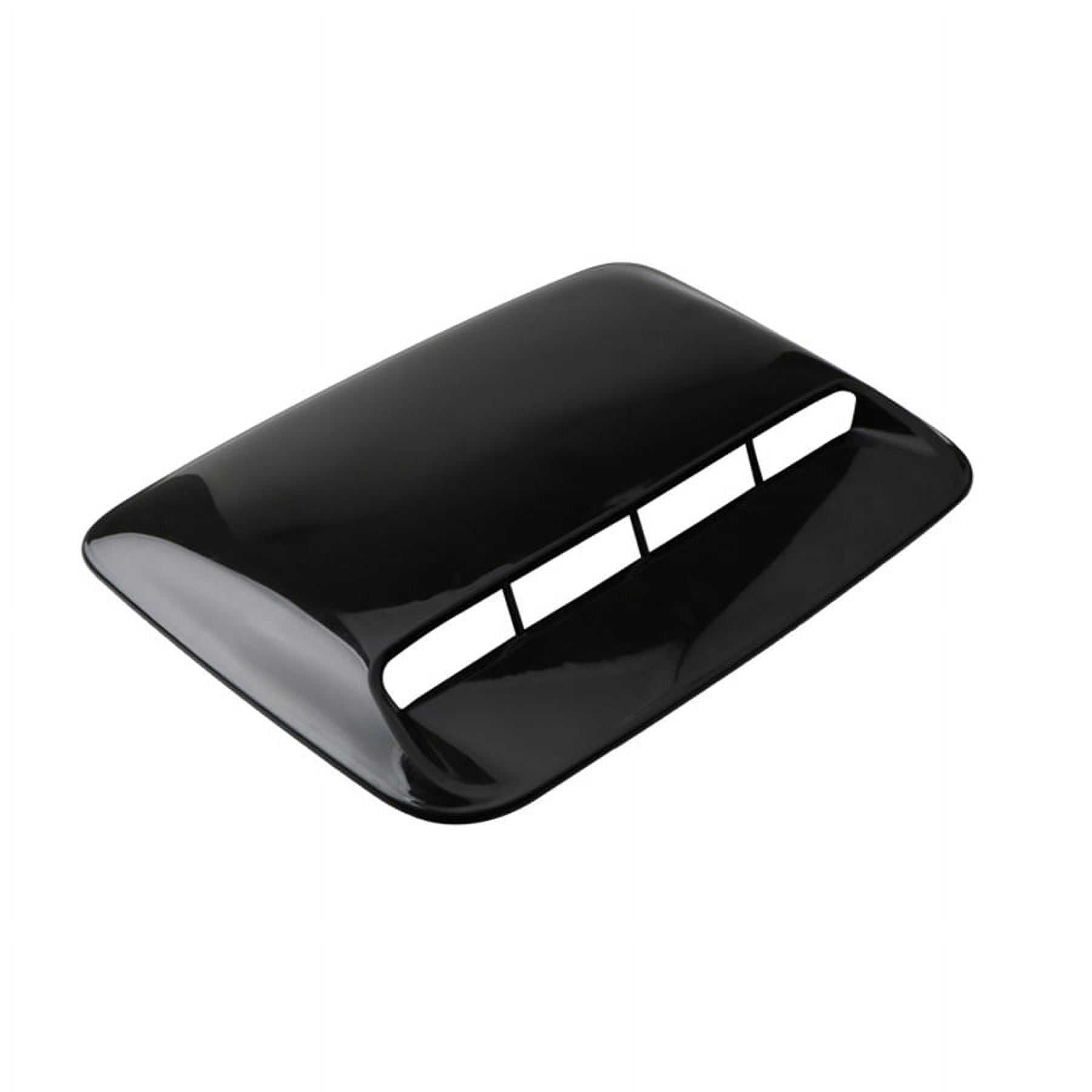 Zyutaosan Glossy Black Abs Car Air Flow Intake Hood Scoop Vent Bonnet Decorative Cover Universal