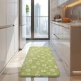 thumbnail image 4 of Lightgreen Daisy Flower White Blooms Pattern Kitchen Rug Mat,Kitchen Runner Rugs Non Skid Washable,Decorative Kitchen Floor Mats for Kitchen,Sink,Laundry,17"x47.2", 4 of 7