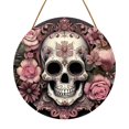 thumbnail image 1 of Skeleton Logo Decoration Halloween Decoration Home Door Window Party Decoration Festive Atmosphere, 1 of 8