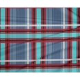 thumbnail image 4 of oneOone Polyester Lycra Fabric Madras Check Decor Fabric Printed BTY 56 Inch Wide, 4 of 4