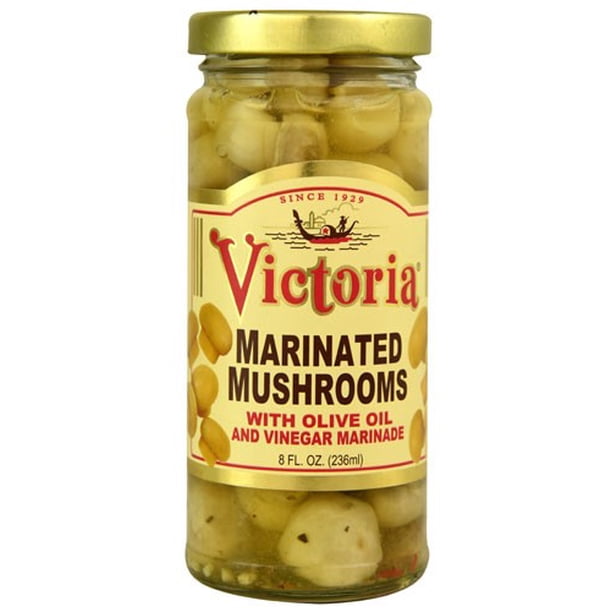 Victoria Marinated Mushrooms with Olive Oil, 8 Ounce