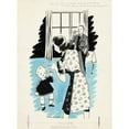 thumbnail image 3 of Eddy de Smet 14x18 Black Modern Framed Museum Art Print Titled - Toddler Walks to Marjo (1946), 3 of 5