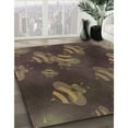 thumbnail image 3 of Ahgly Company Machine Washable Indoor Rectangle Transitional Burgundy Brown Area Rugs, 7' x 9', 3 of 7