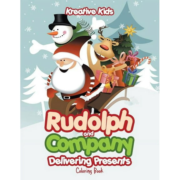 Rudolph and Company Delivering Presents Coloring Book, (Paperback)
