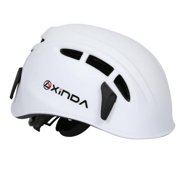 Minnieouse Casco de seguridad Escalada Espeleología Kayak Rappel Rescate Blanco Ropa, zapatos y accesorios Miscelánea